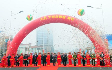 Another overpass inaugurated in Hanoi - ảnh 1